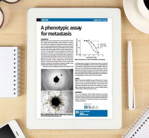 Application Note: A phenotypic assay for metastasis