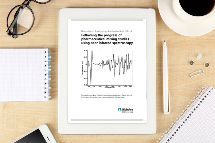 App Note: Following the progress of pharmaceutical mixing studies using near-infrared spectroscopy