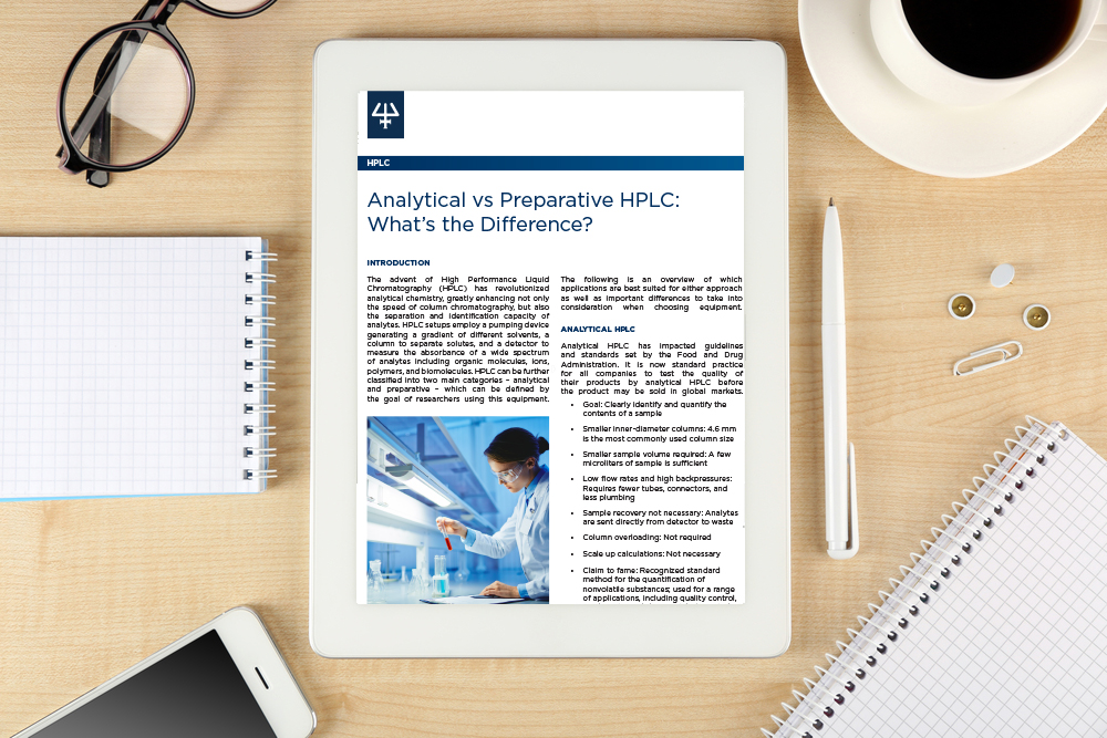 Analytical vs prephplc