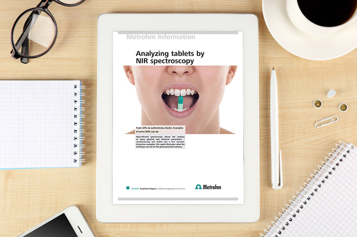 Metrohm - Whitepaper: Analyzing tablets by NIR spectroscopy