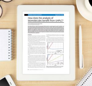 App Note: How does the analysis of biomolecules benefit from UHPLC?