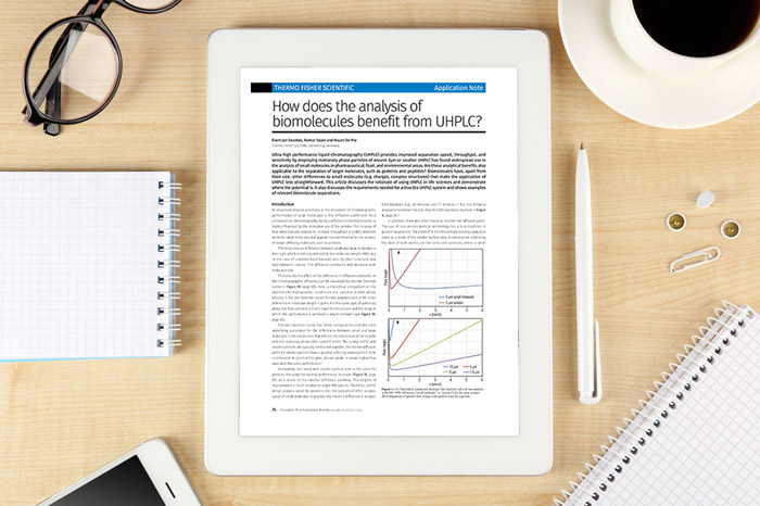 App Note: How does the analysis of biomolecules benefit from UHPLC?