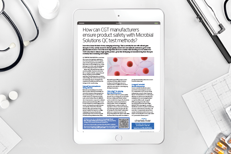 Product hub: How can CGT manufacturers ensure product safety with Microbial Solutions QC test methods?