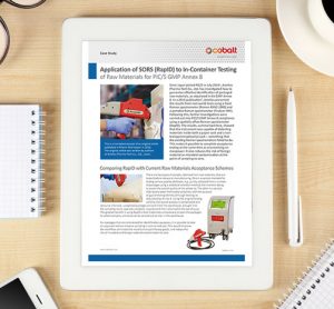 Application of SORS (RapID) to In-Container Testing of Raw Materials