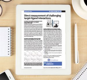 Application Note: Direct measurement of challenging target-ligand interactions