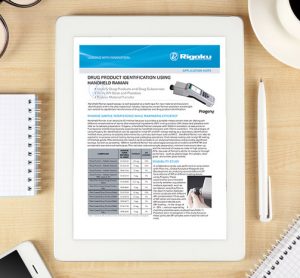 Drug product identification using Handheld Raman