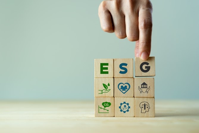 Concept ESG d'environnement, social et de gouvernance.