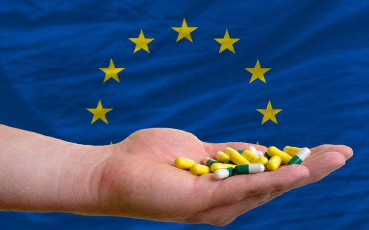 What is the climate footprint of pharma manufacturing in the EU?
