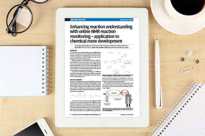 Application note: Enhancing reaction understanding with online NMR reaction monitoring – application to chemical route development