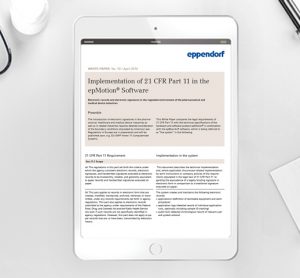 Eppendorf Whitepaper - 30 November 2021