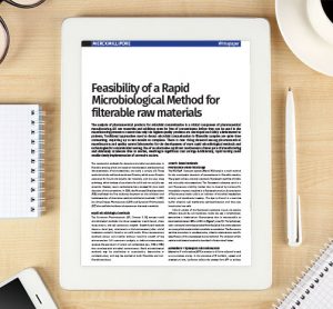 Whitepaper: Feasibility of a Rapid Microbiological Method for filterable raw materials