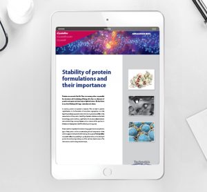 Application note: Stability of protein formulations and their importance
