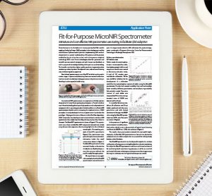 App Note: JDSU - Fit-for-Purpose MicroNIR Spectrometer