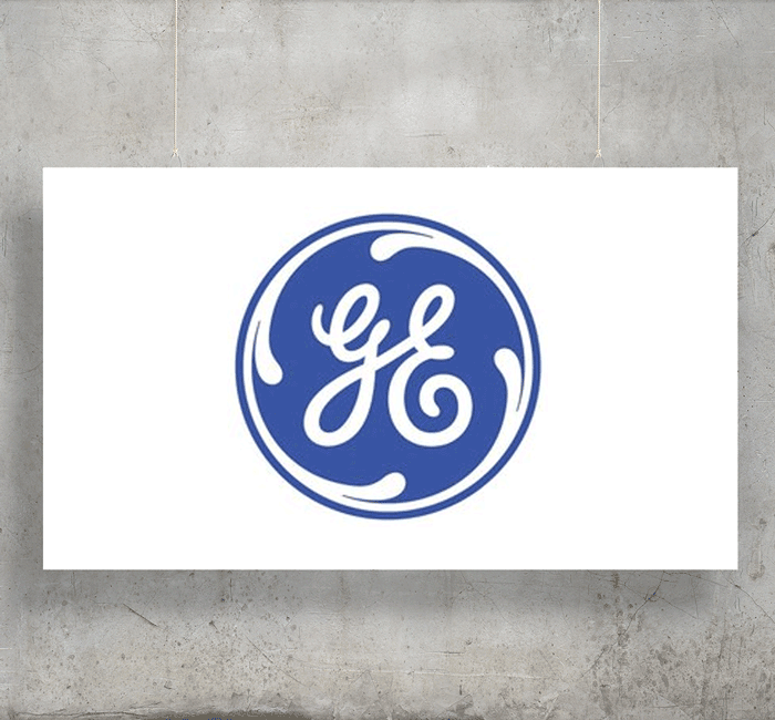 GE Analytical Instruments logo with background