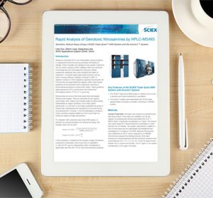 Rapid Analysis of Genotoxic Nitrosamines by HPLC-MS/MS