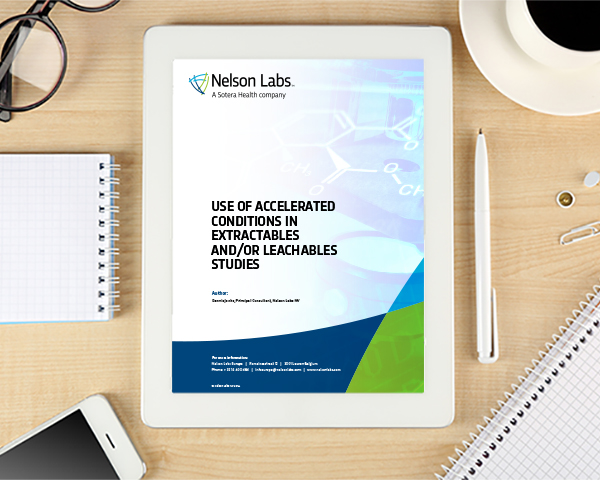 Use Of Accelerated Conditions In Extractables AndOr Leachables Studies