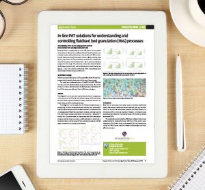 Application note: In-line PAT solutions for understanding and controlling fluidised bed granulation (FBG) processes