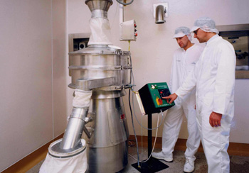 Industrial Pharmaceutical Sieves for Powders at GSK