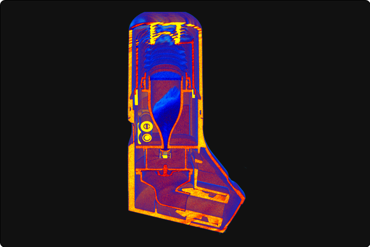 Internal structure of a powder inhaler revealed using CT scan [Adapted from Scan of the Month].