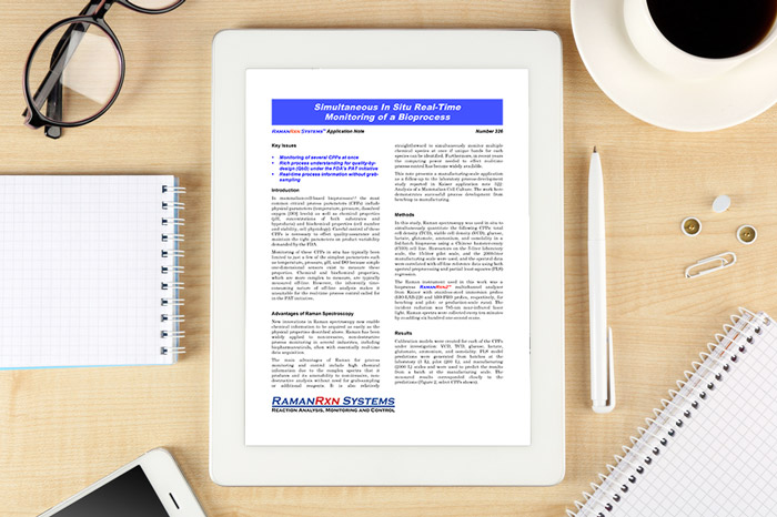 Whitepaper: Simultaneous in situ real-time monitoring of a bioprocess