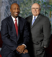 Merck Kenneth C. Frazier and Chairman Richard T. Clark