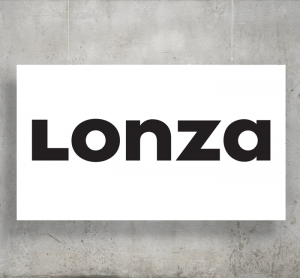 Lonza logo with background