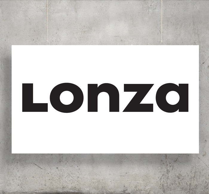 Lonza logo with background