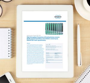 Application note: High-throughput Screening of Deubiquitylase enzyme (DUB) activity/specificity and inhibitor screening by MALDI-TOF mass spectrometry