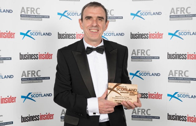 Ingenza enjoys success at the Made in Scotland awards