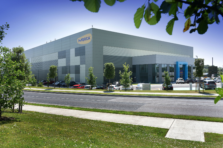 Merck KGaA's climate-neutral manufacturing facility in Blarney, Cork, Ireland
