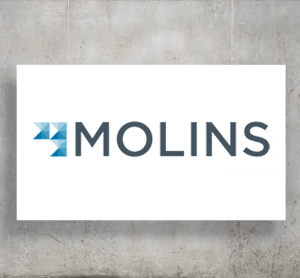 Molins logo with background