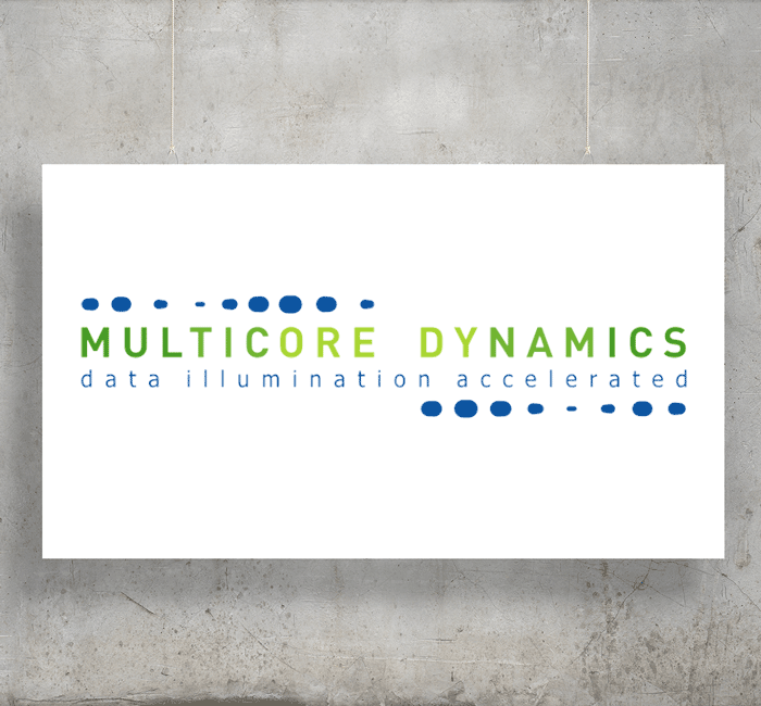 Multicore Dynamics logo with background