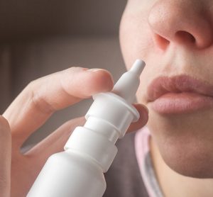 Nasal spray drug delivery