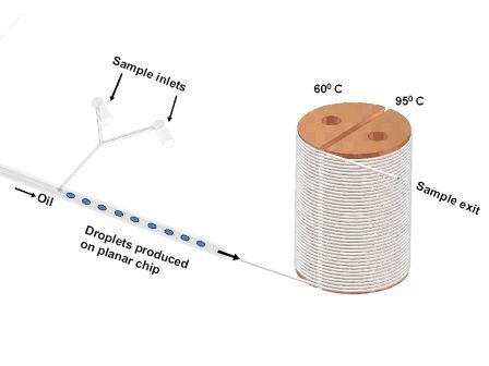 Figure 2 How microfluidic instrumentation applied to handle soft tissue samples, lyse, perform PCR and finally analysis