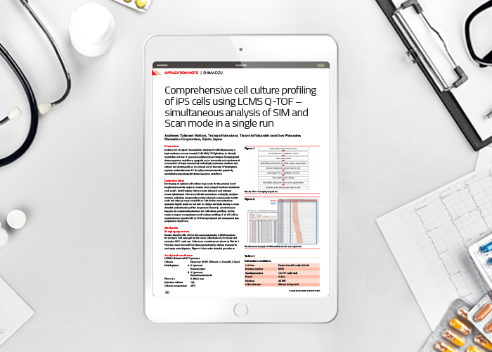 Shimadzu application note