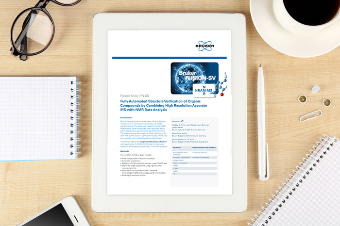 Fully automated structure verification of organic compounds by combining high resolution accurate MS with NMR data analysis