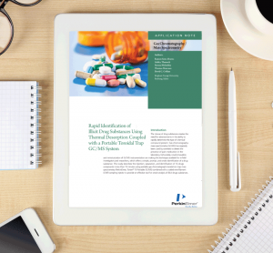 Whitepaper: Rapid identification of illicit drug substances using thermal desorption coupled with a portable toroidal trap GC/MS system