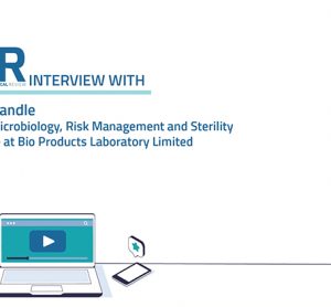 Rapid Microbial Methods Video title screen, introducing Dr Tim Sandle Head of Microbiology, Risk Management and Sterility Assurance at Bio Products Laboratory
