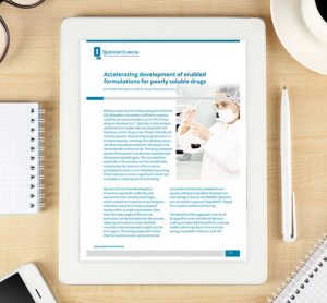 Whitepaper: Accelerating development of enabled formulations for poorly soluble drugs