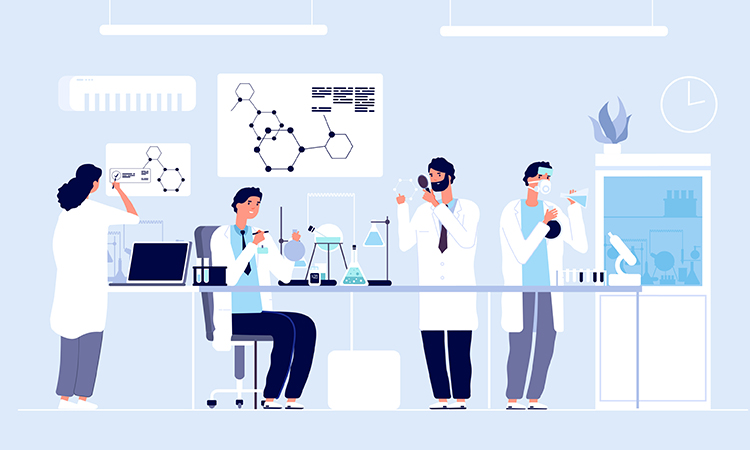 Scientists in lab, COVID Toolkit