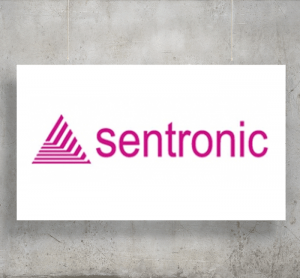 Sentronic logo with background