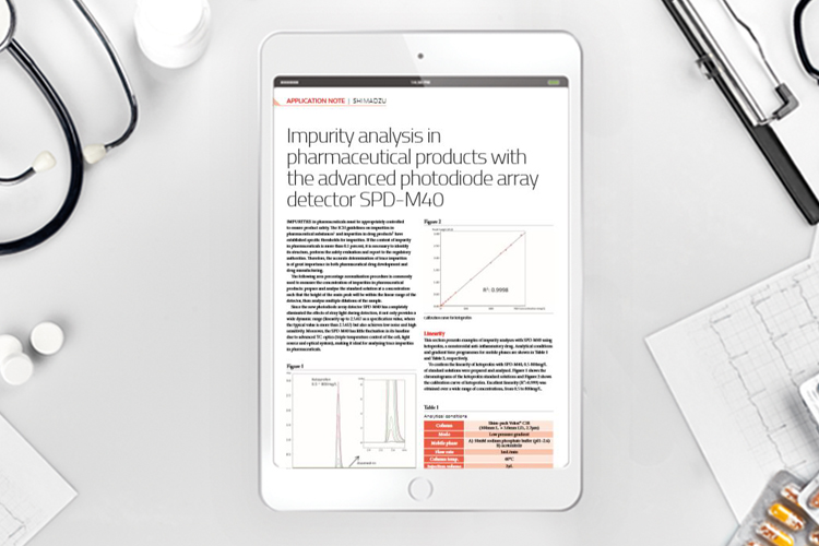Shimadzu: Impurity analysis in pharmaceutical products