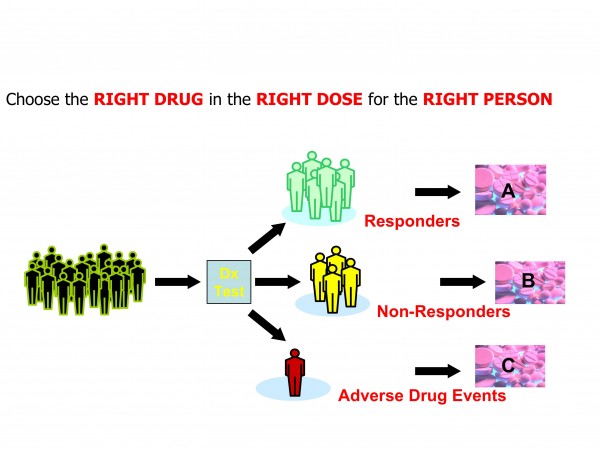 Figure 3: Personalised Medicine concepts foresee greater use of diagnostics in therapeutic decision making