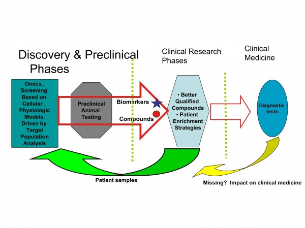 Figure 5: Biomarkers connect discovery and clinical research