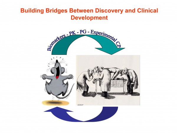 Figure 6: Translational Medicine/Personalised Medicine: building bridges between discovery and clinical development