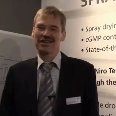 Søren Terp Madsen, Area Sales Manager and Product Manager, Chemical Division – Pharma Spray Drying, GEA Niro at CPhi 2014
