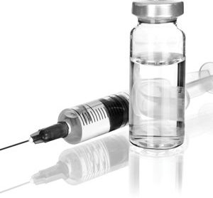 Syringe and bottle