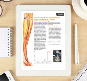 Improving quality, efficiency, and chemical process economics using HyperFlux™ PRO Plus real-time reaction monitoring