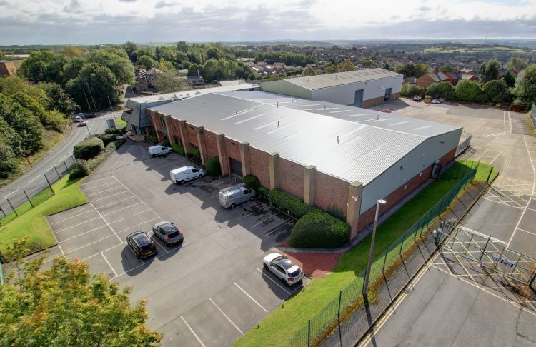 Photograph of the outside of Telstar's new UK Facility from above