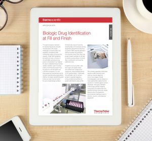 Application note: Biologic drug identification at fill and finish